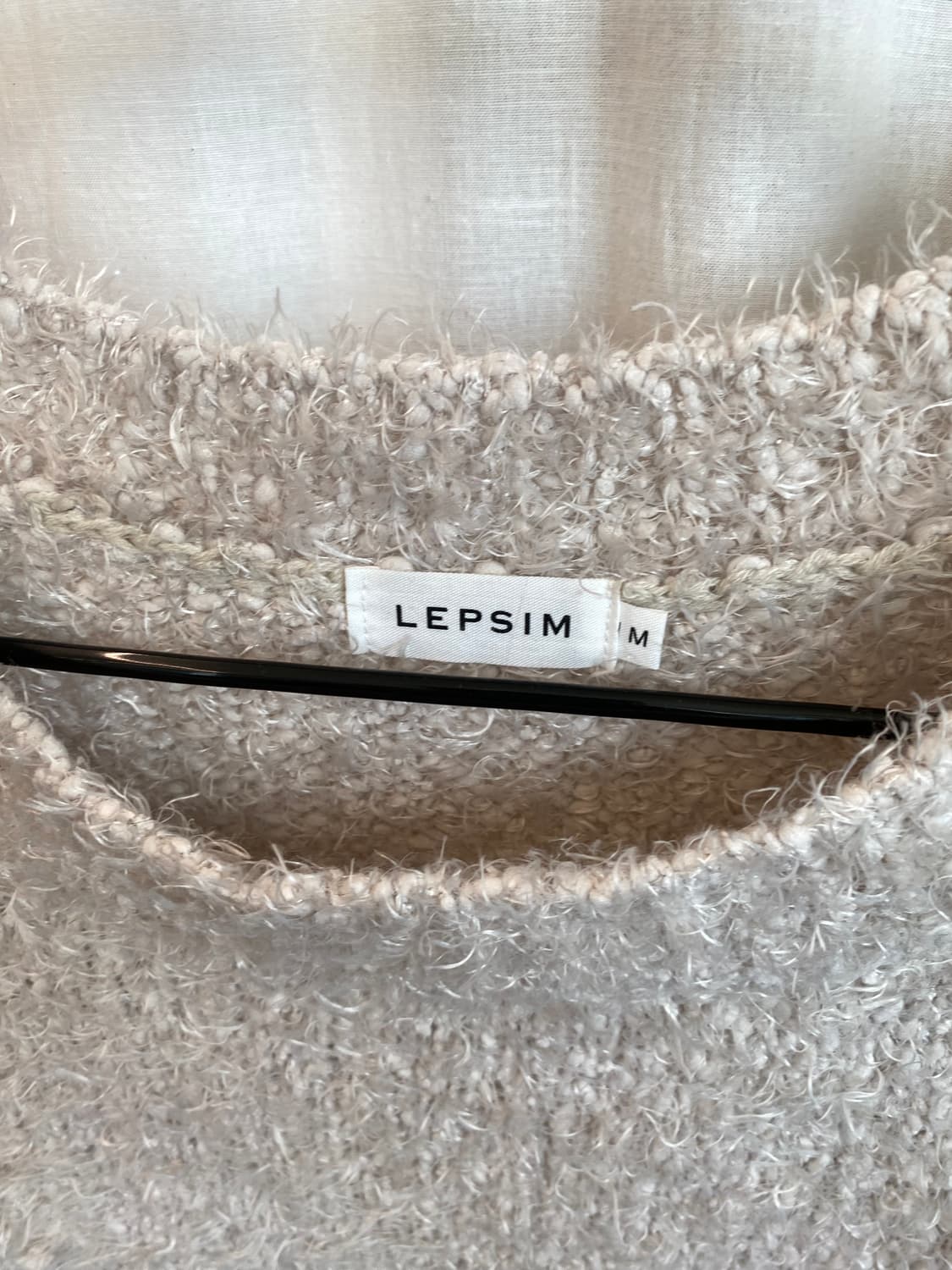LEPSIM 라이트그레이 니트(M) 상품이미지7