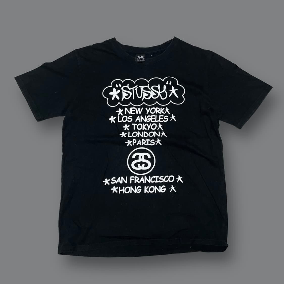 Stussy x Eric Haze 스투시 월드투어 반팔 상품이미지1