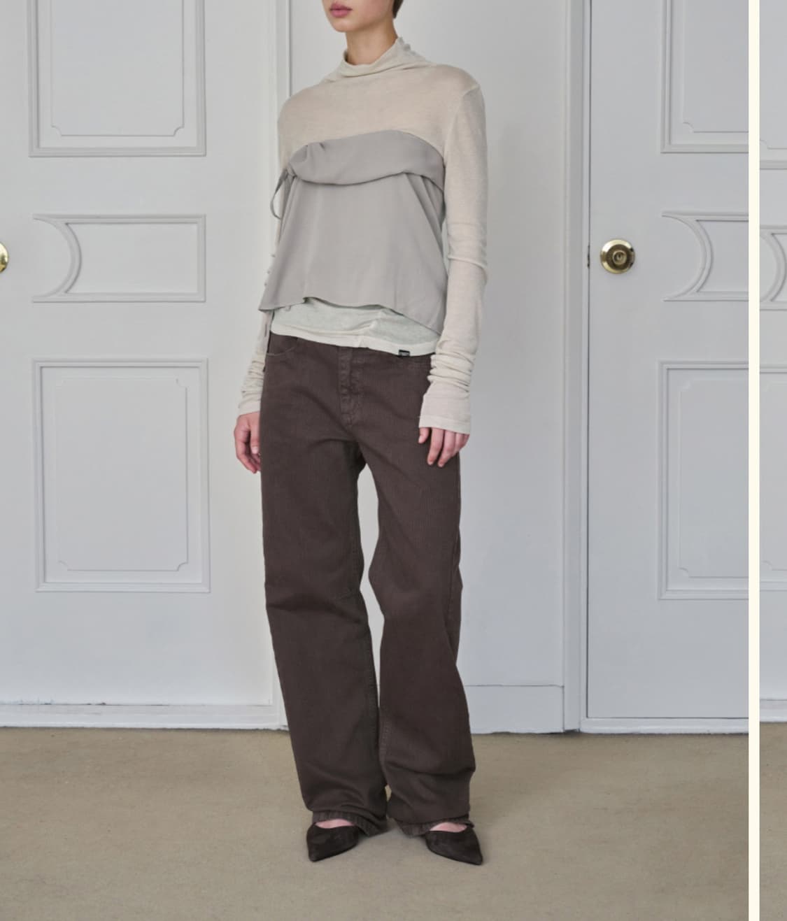 시메트릭퍼센트 스트레이트 스트라이프진스 상품이미지4