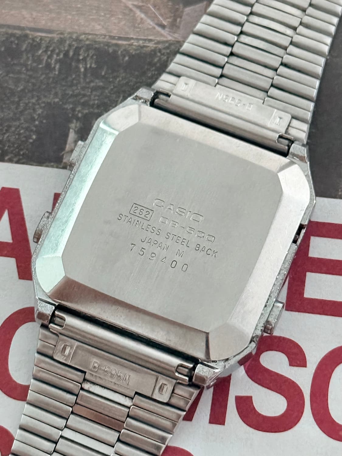Casio 카시오 매탈 DB-500 데이터 뱅크 디지털 메탈 상품이미지5