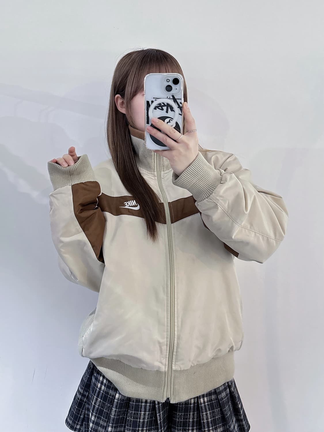 나이키 00‘s 브라운 스우시 윈드 트랙탑 상품이미지3