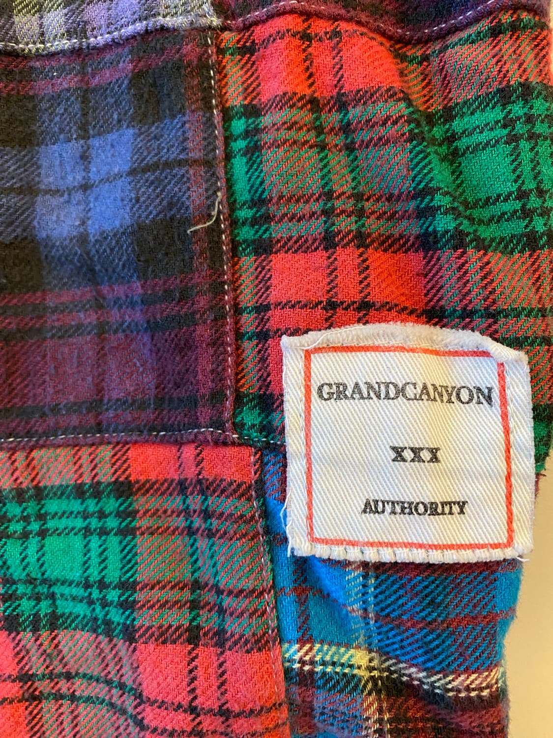 그랜드캐니언 2000s 패치워크 셔츠 디아프바인 바잉 일본 브랜드 상품이미지3