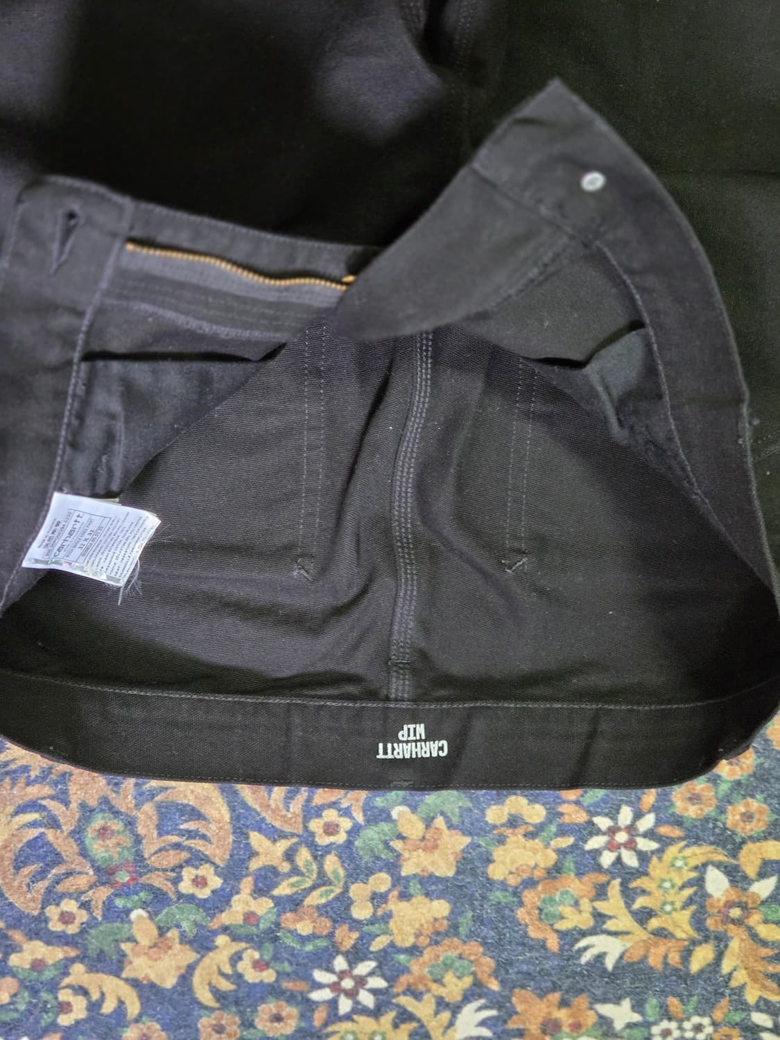 칼하트 블랙 카펜터팬츠 상품이미지3