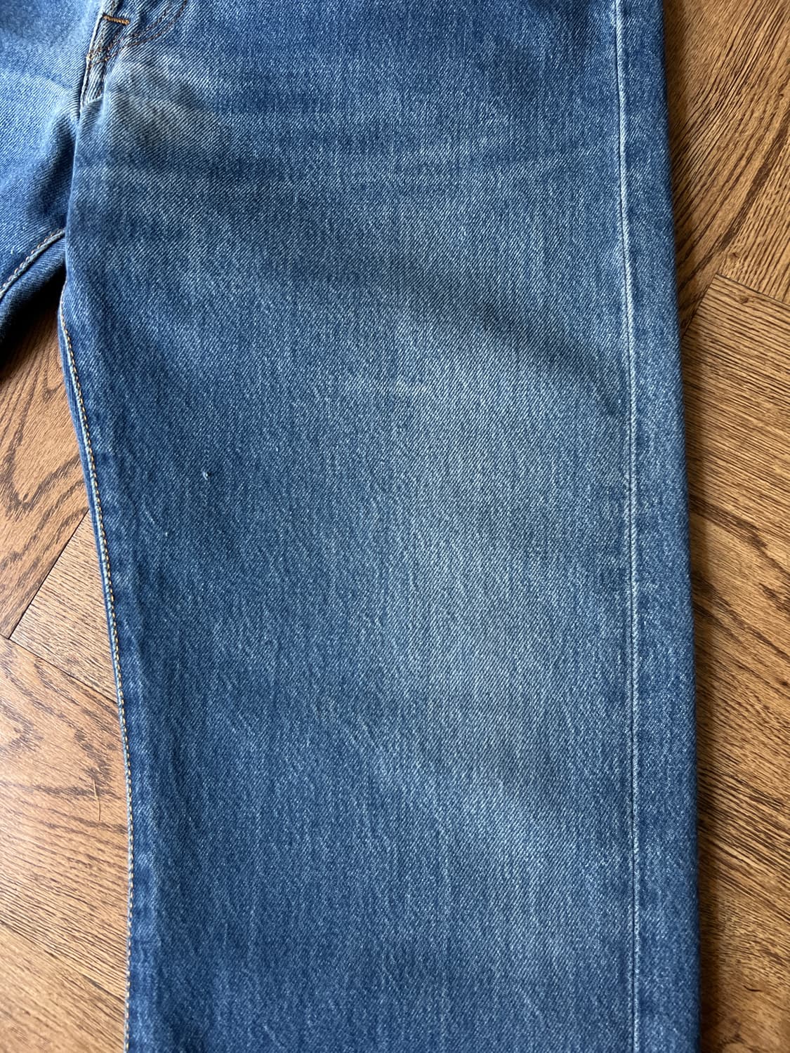 [36]리바이스 501 빈티지 워싱 미디엄블루 데님 팬츠 상품이미지4