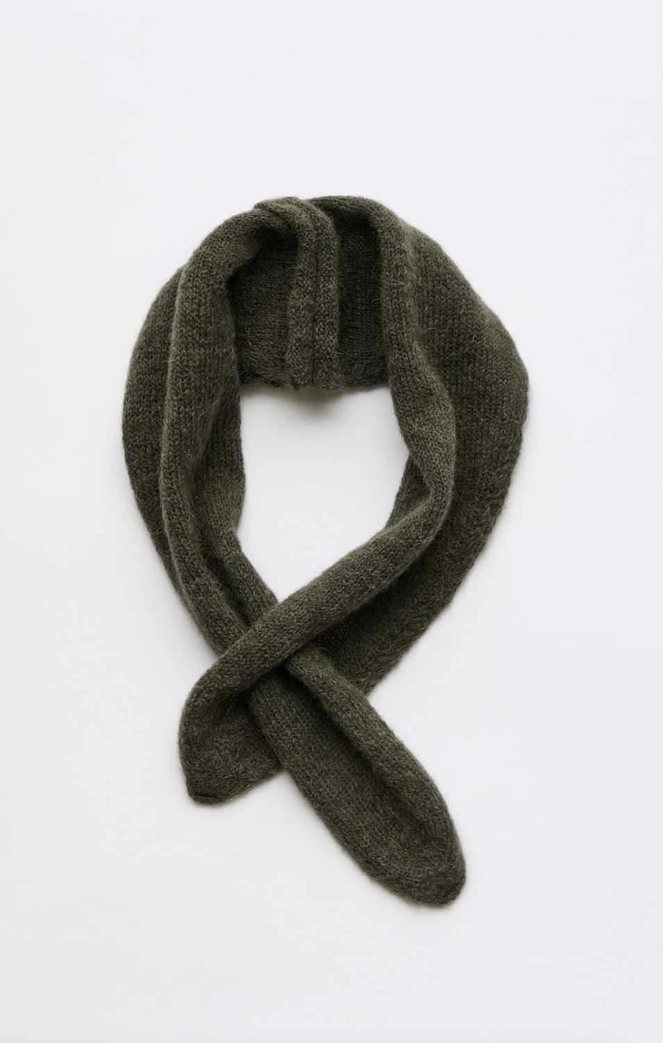 아워레가시 알파카 스카프 모스그린 상품이미지1