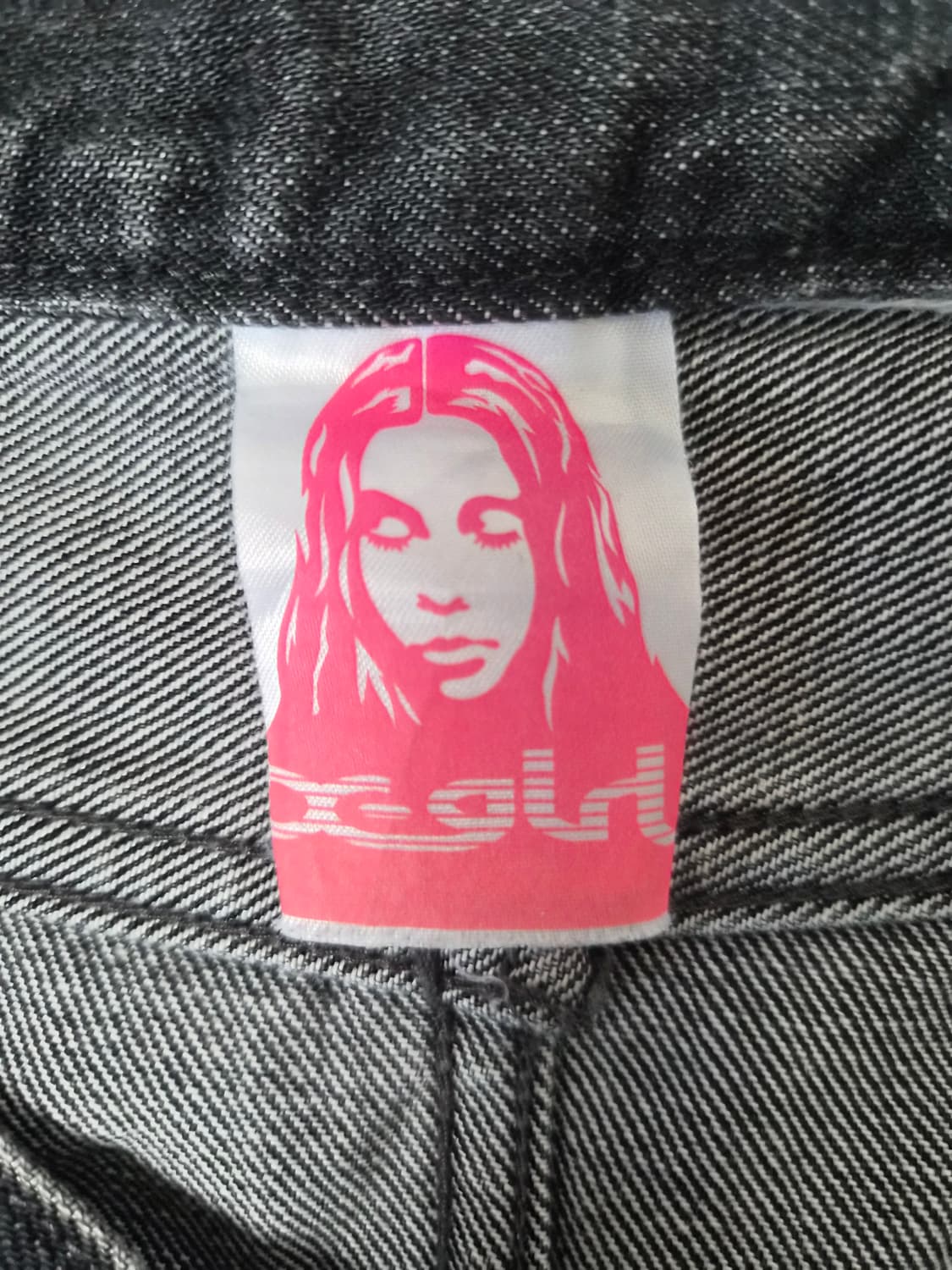 엑스걸Xgirl 블랙 데님 스커트 free사이즈 P-44 상품이미지4