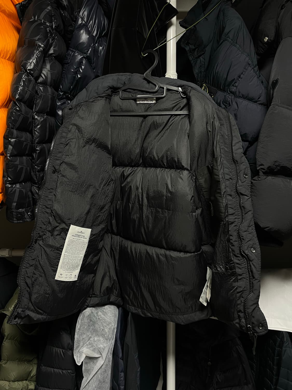 [M사이즈] 20FW 스톤아일랜드 크링클랩스 다운 패딩 자켓 상품이미지6