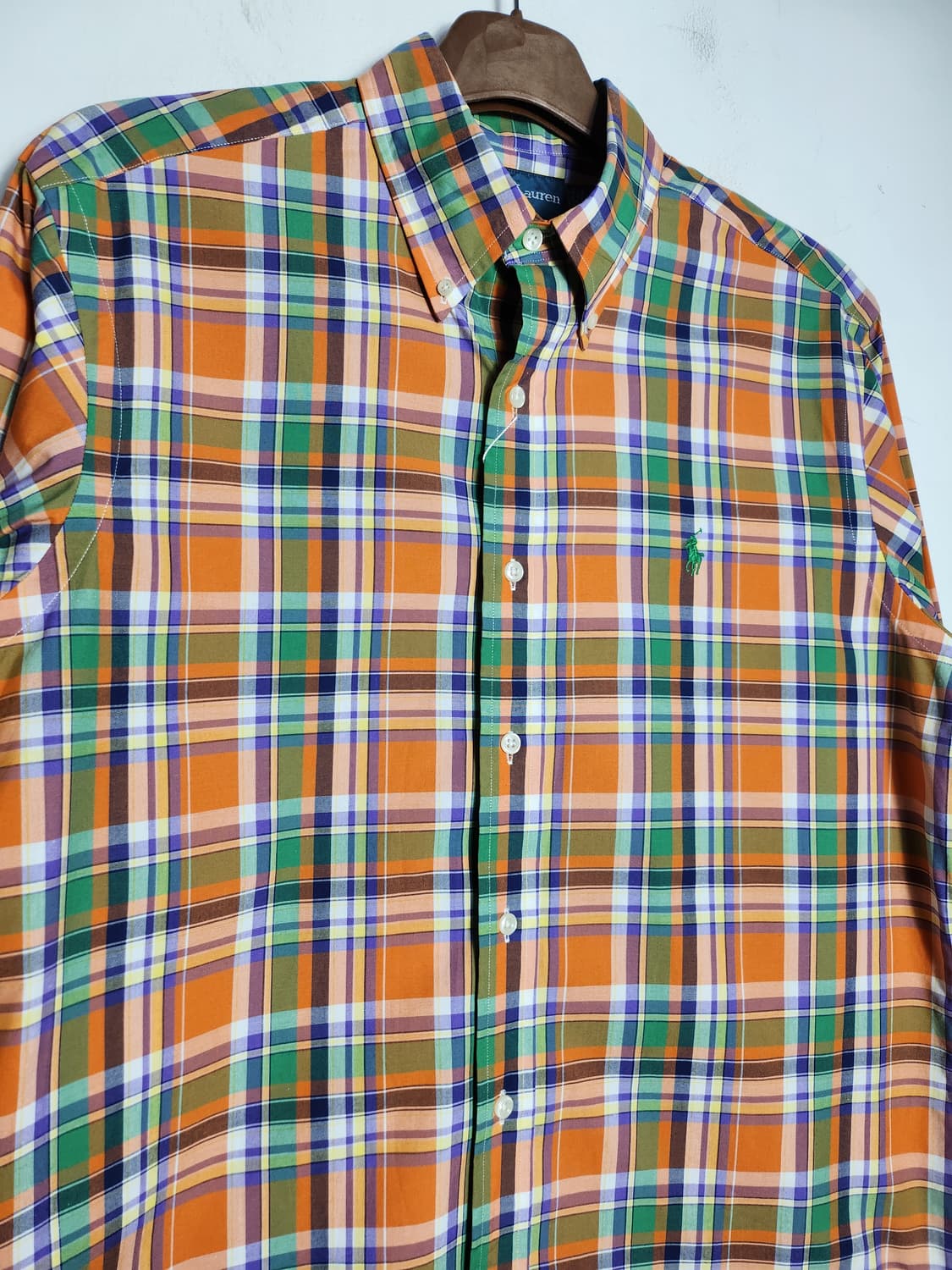 폴로 랄프로렌 클래식핏 체크 셔츠 상품이미지2