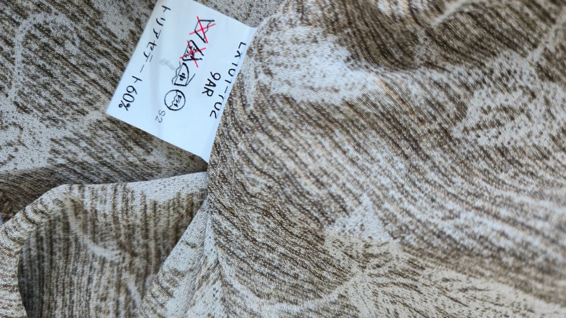 트리아세테이트 슬립 롱 원피스 브라운 플라워 상품이미지5