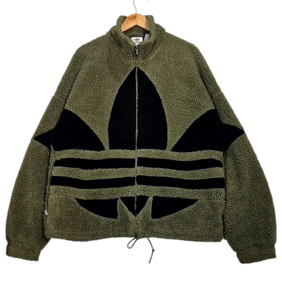 Adidas 아디다스 빅 트레포일 쉐르파 자켓 상품이미지1