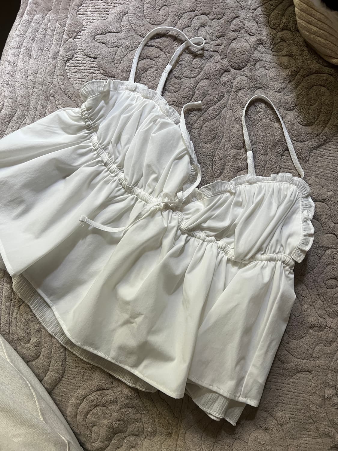 GLOWNY SHIRRED CRINKLE BUSTIER 상품이미지5