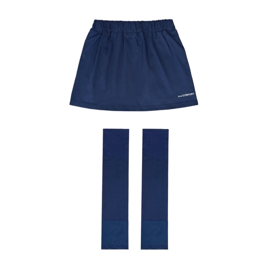 지초이 컴포트 25-002 미니 스커트 네이비 상품이미지1