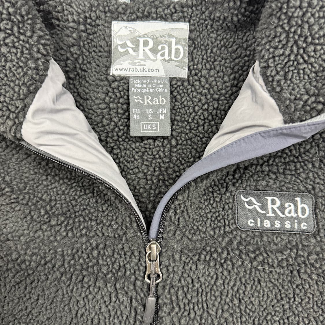 (M)랩 RAB 더블파일 후리스 자켓(블랙) 상품이미지2