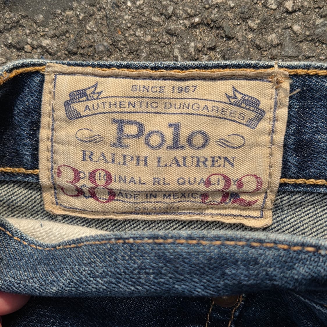 POLO 빈티지 데님팬츠 상품이미지5