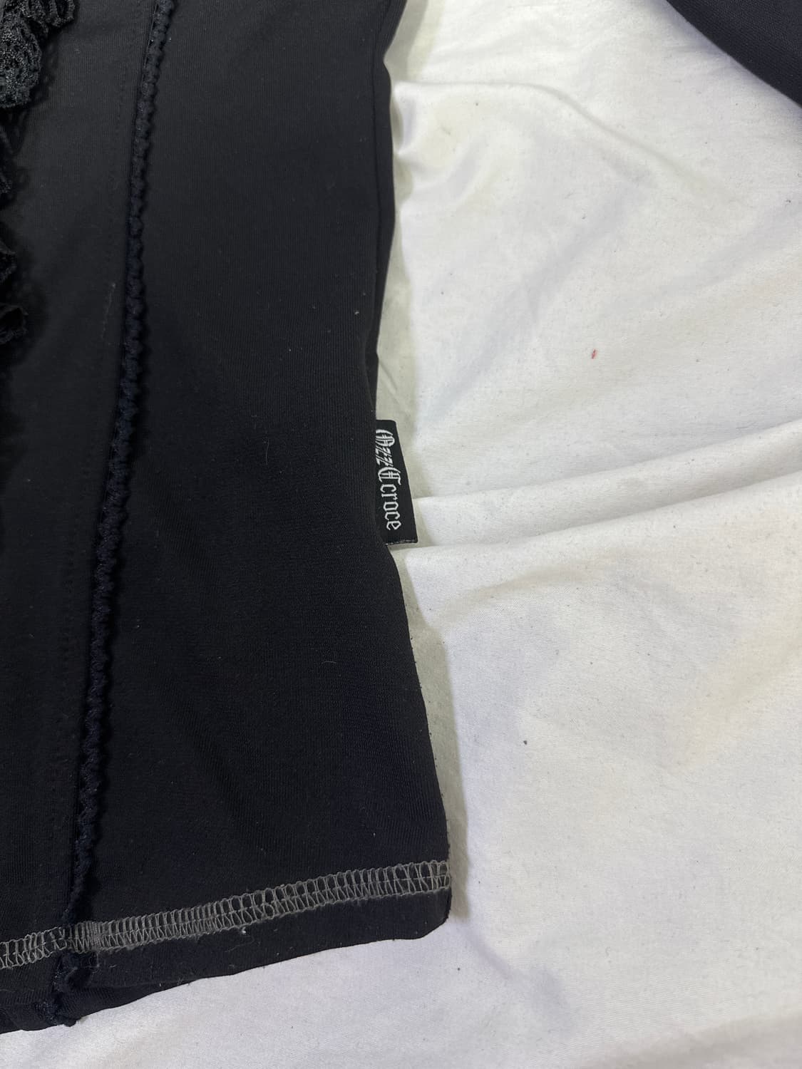 Ozz croce 레이스업 고딕 롱슬리브 탑  상품이미지9