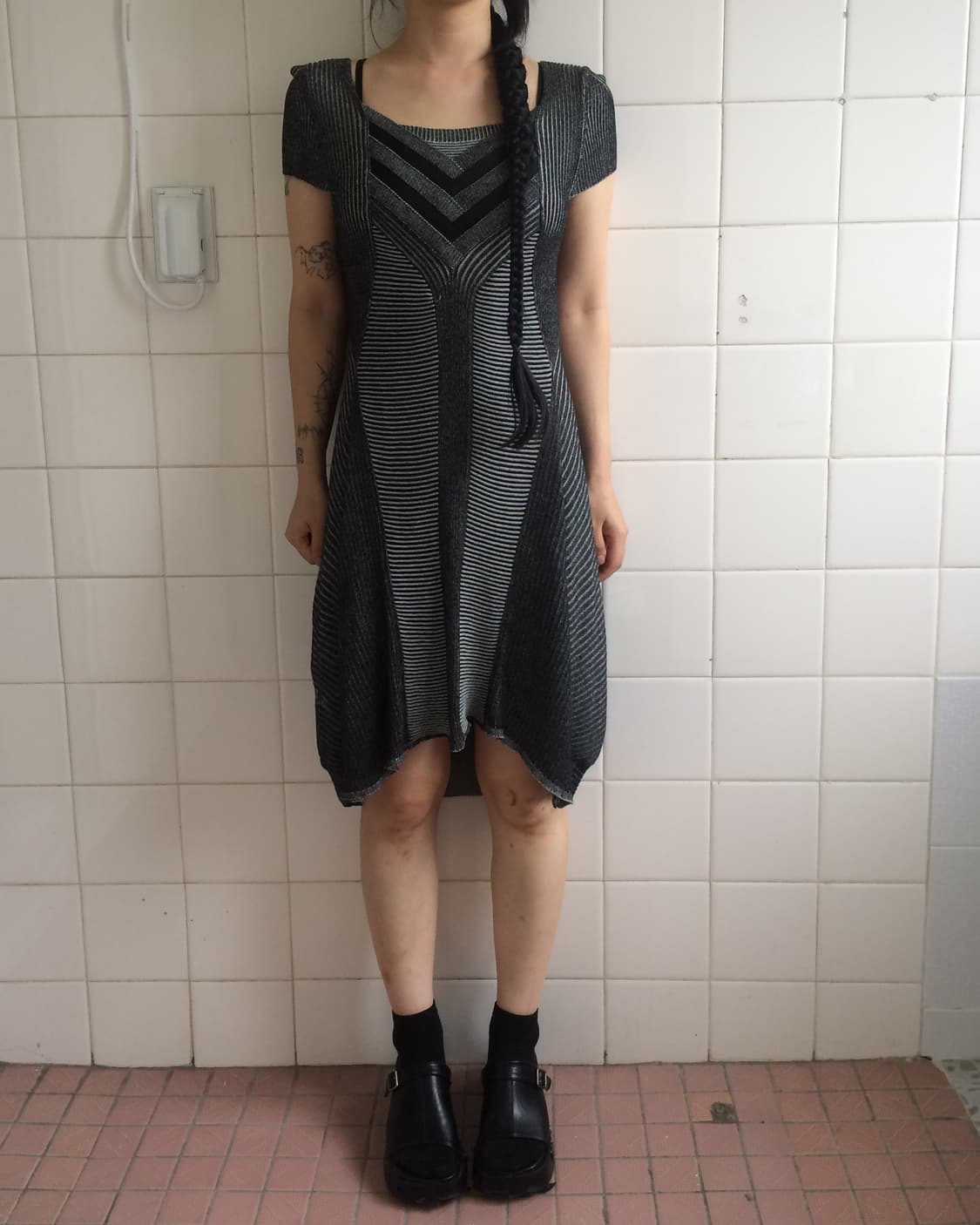 Hiroko bis ribbed long onepiece 상품이미지1