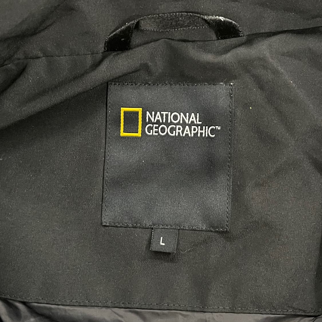 [정품/L] 내셔널지오그래픽 블랙 바람막이 자켓 b15 상품이미지5
