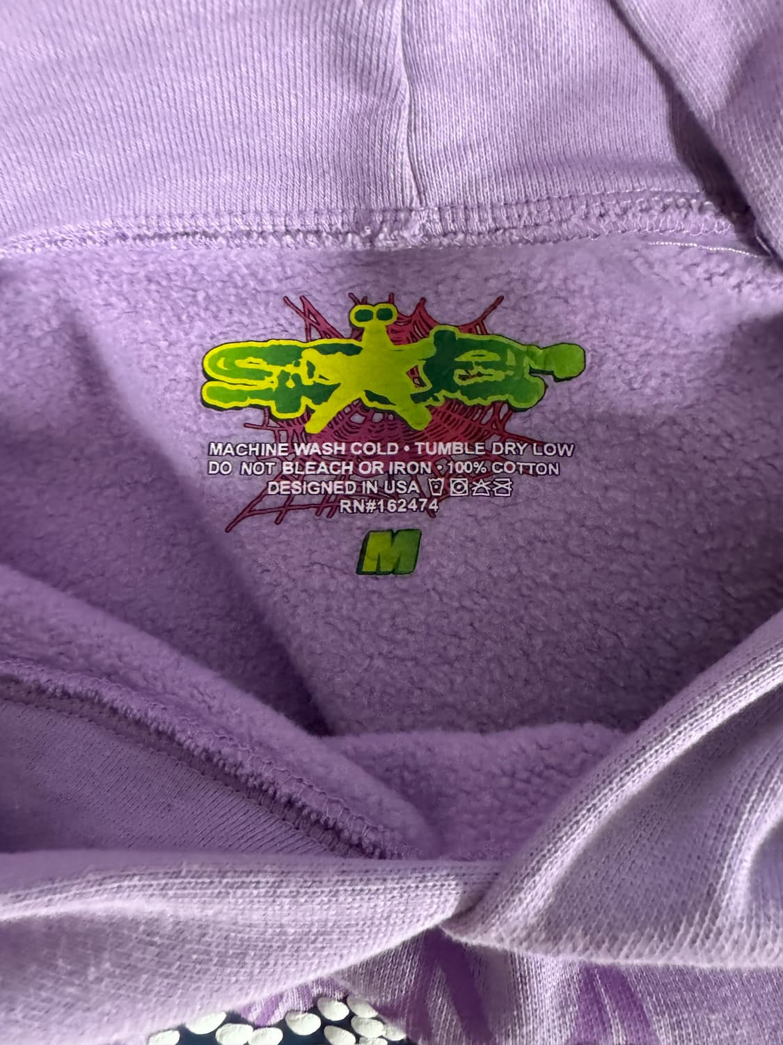 sp5der 후드티 퍼플 레플리카 판매합니다 상품이미지2