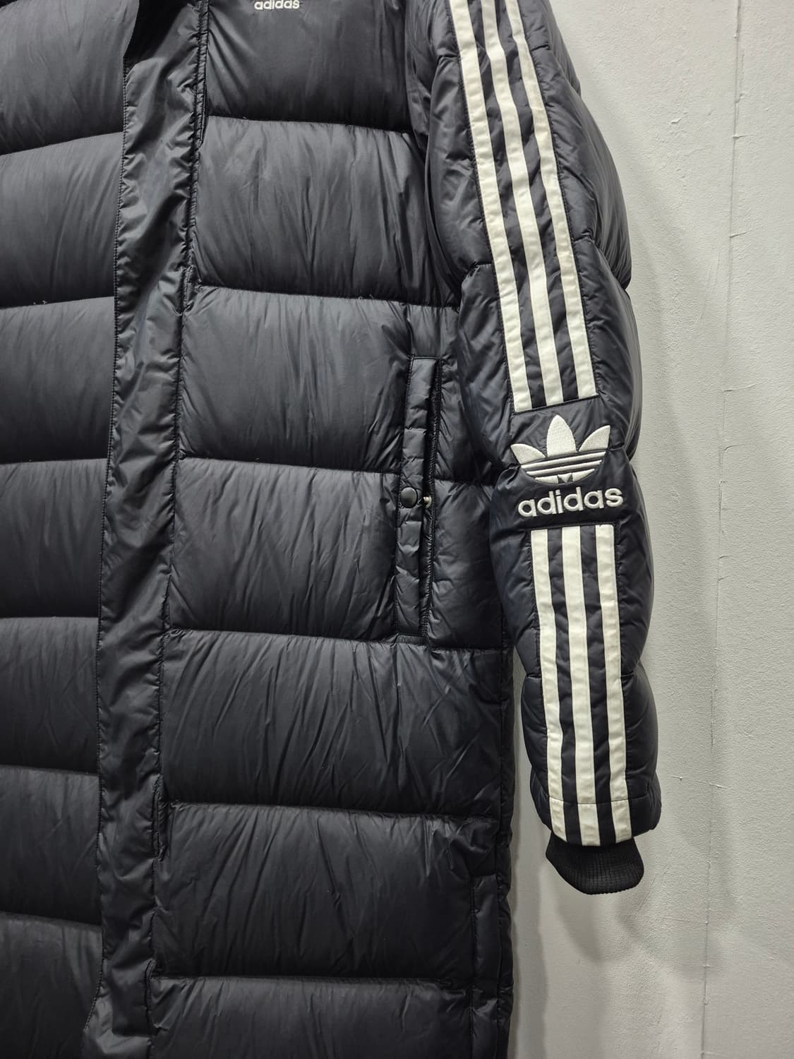 아디다스 덕다운 삼선 롱패딩 남성 95사이즈 상품이미지2
