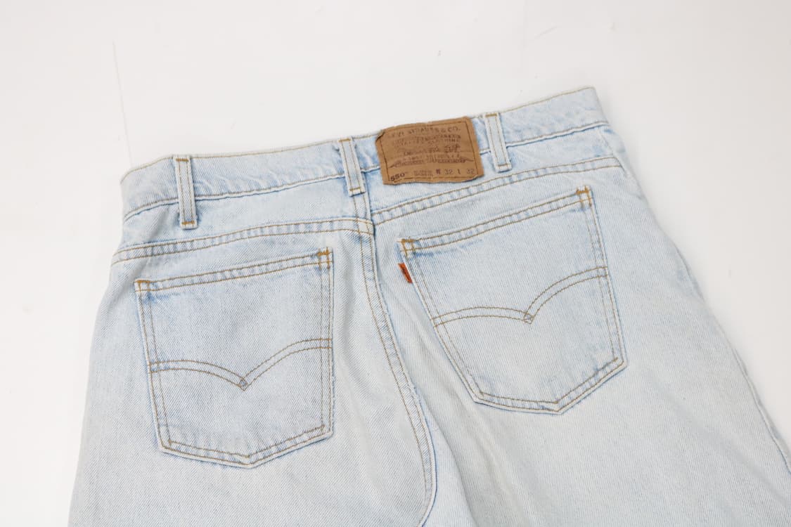 리바이스 빈티지 550 오렌지탭 커스텀 데님 쇼츠 (W32) 상품이미지3