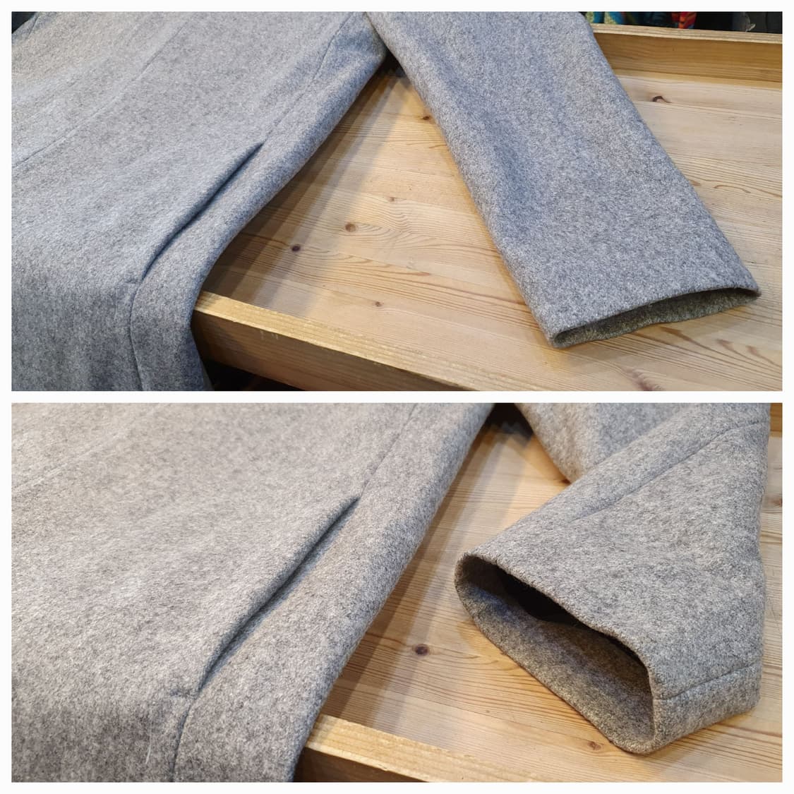 (새상품)95.COS 울 후드코트 상품이미지6