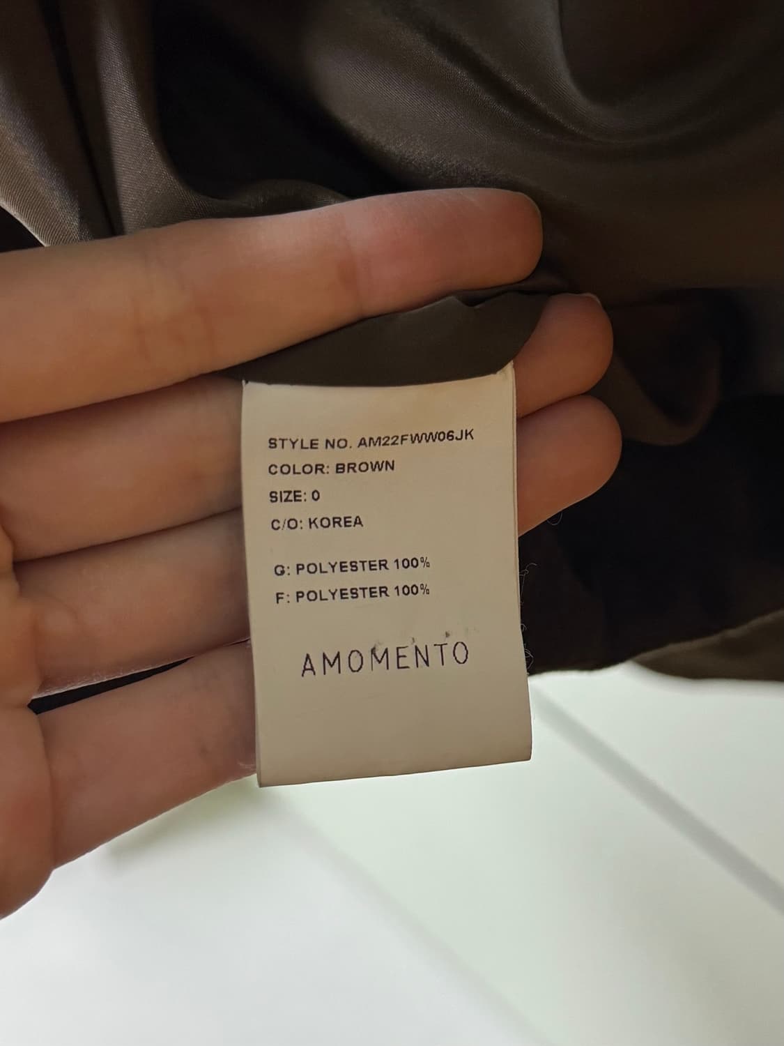 아모멘토 플라워 퀼티드 벨벳 자켓 상품이미지5