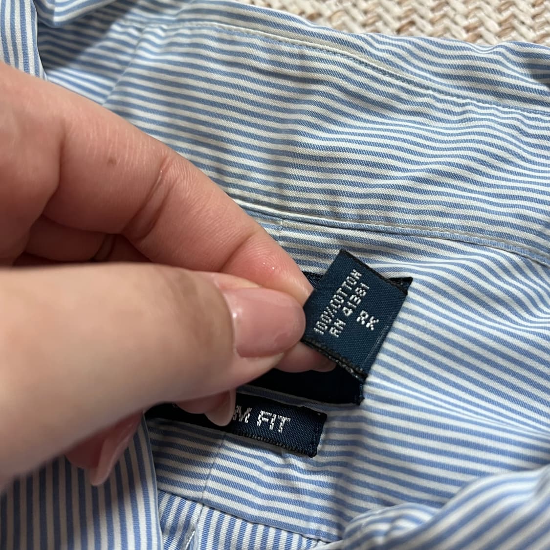 [정품] 폴로 블루 / 핑크포니 스트라이프 셔츠 [ XL ] 상품이미지6