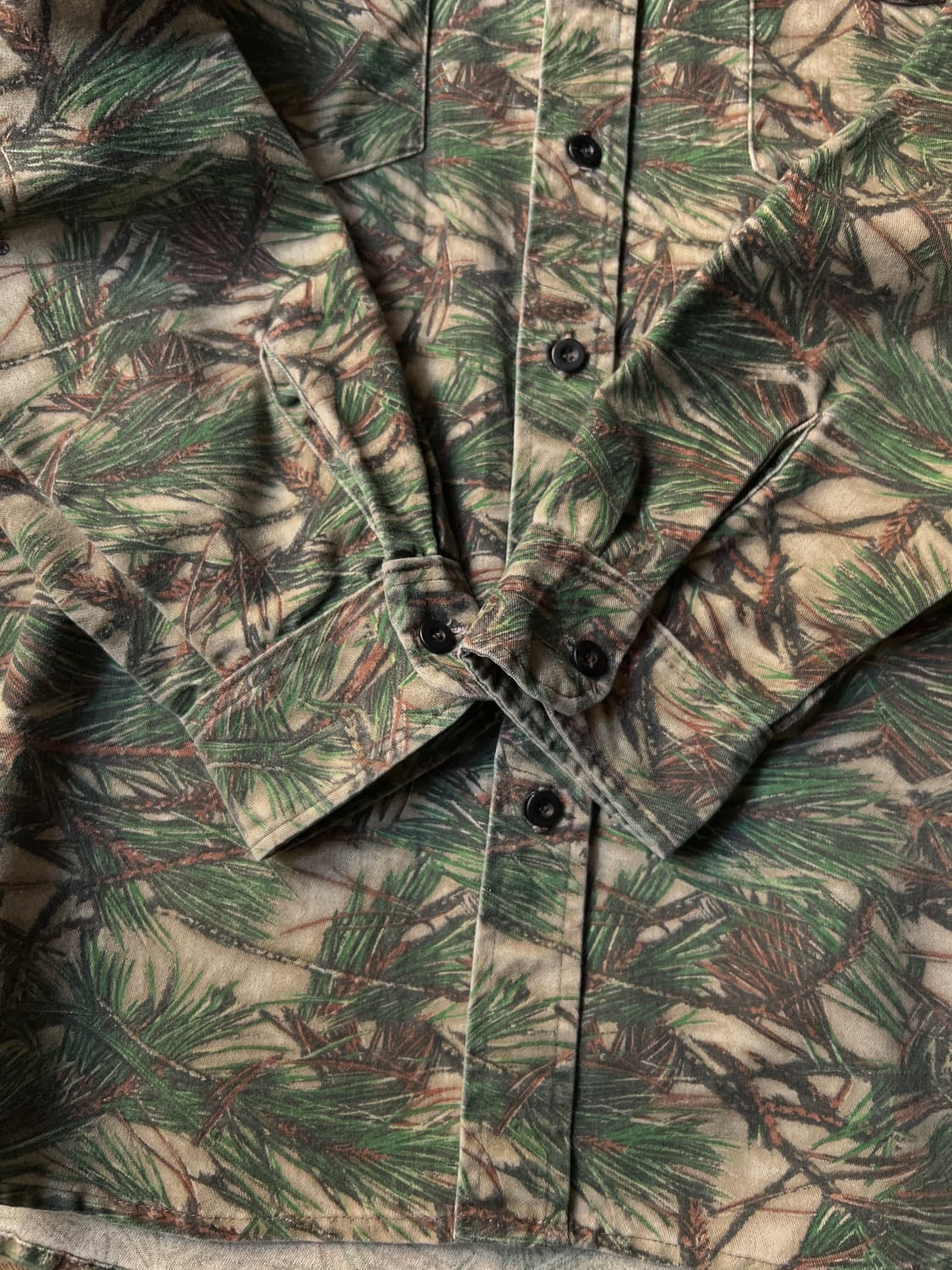 [L]90's USA 빈티지 알파인 패턴 헌팅 셔츠 상품이미지5