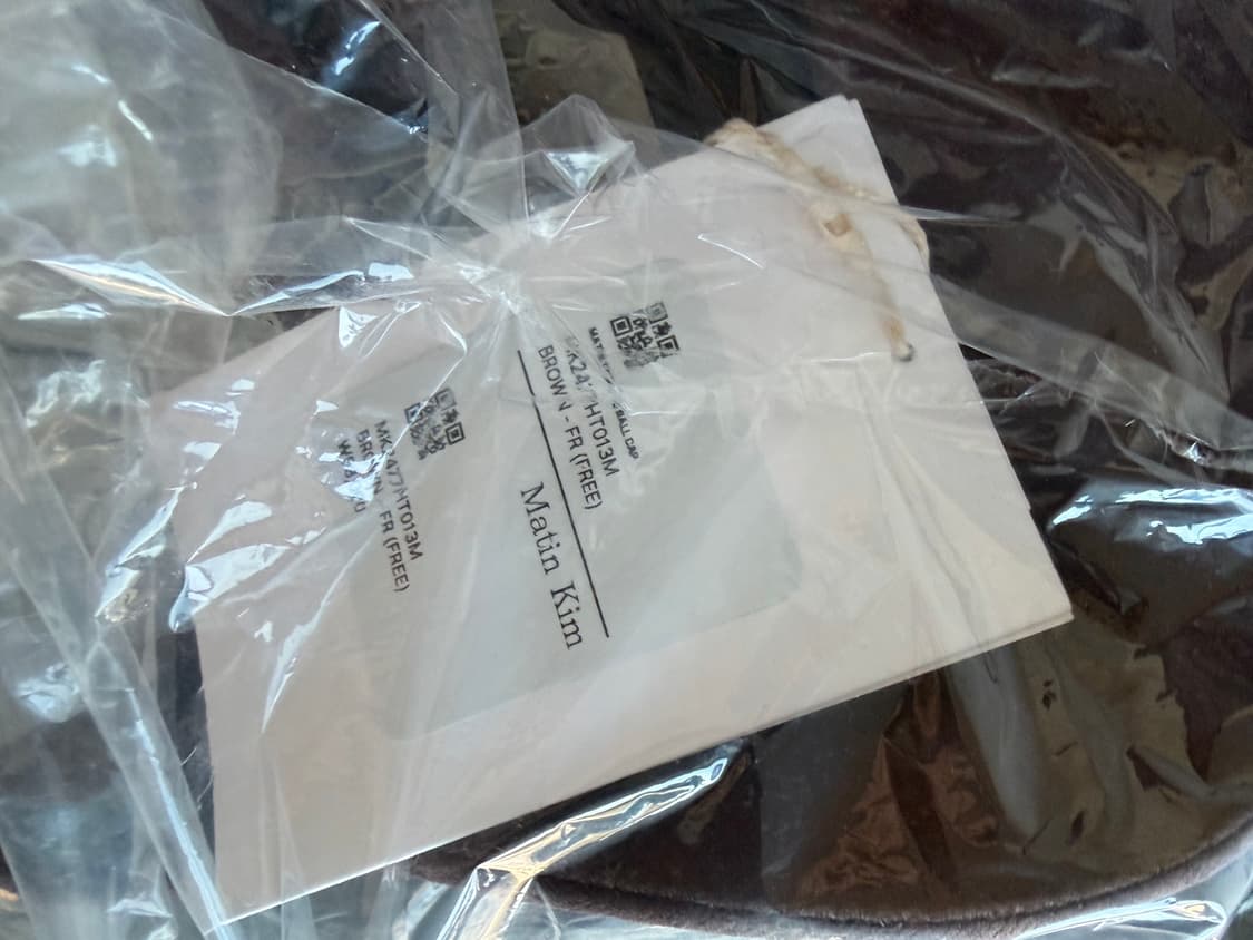 마뗑킴 커브 볼캡 브라운 상품이미지3