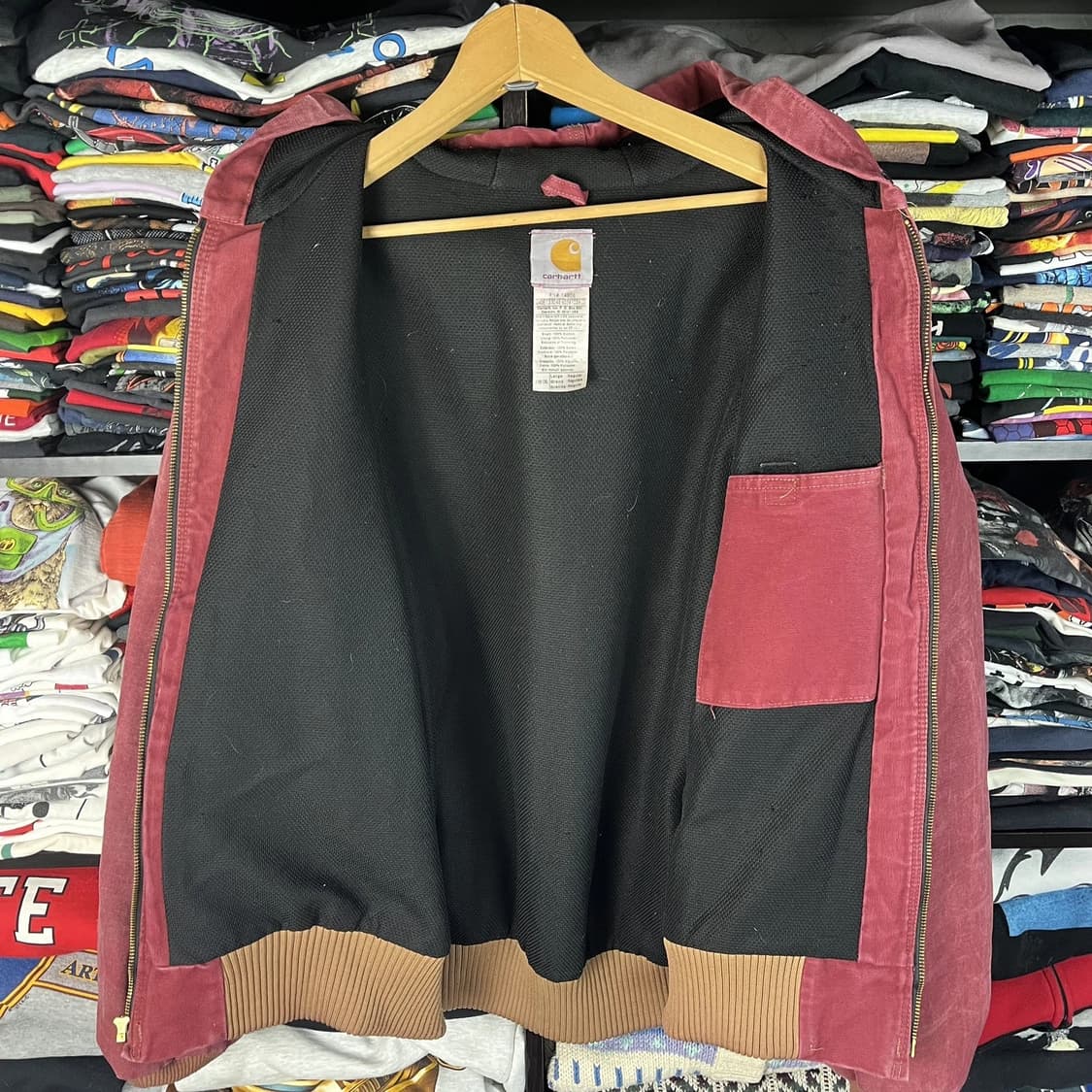 칼하트 J168 캔버스 자켓 카멜 상품이미지4