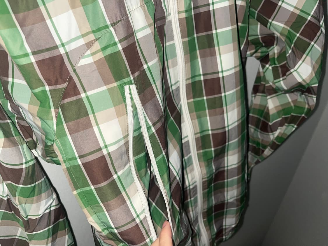 TheNorthFace Green check Windbreaker 상품이미지4