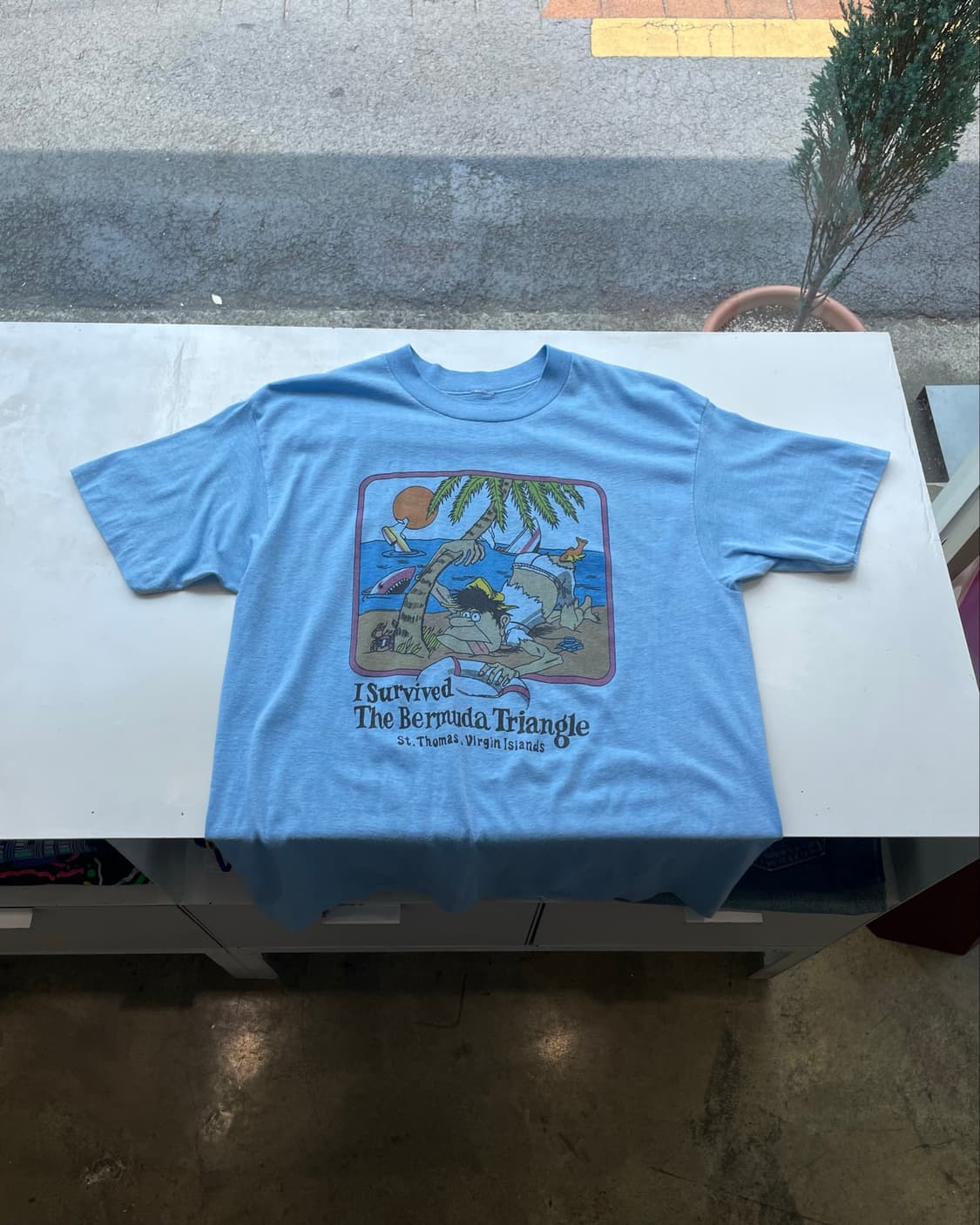 80‘s USA Vintage Cartton T-shirt  상품이미지1