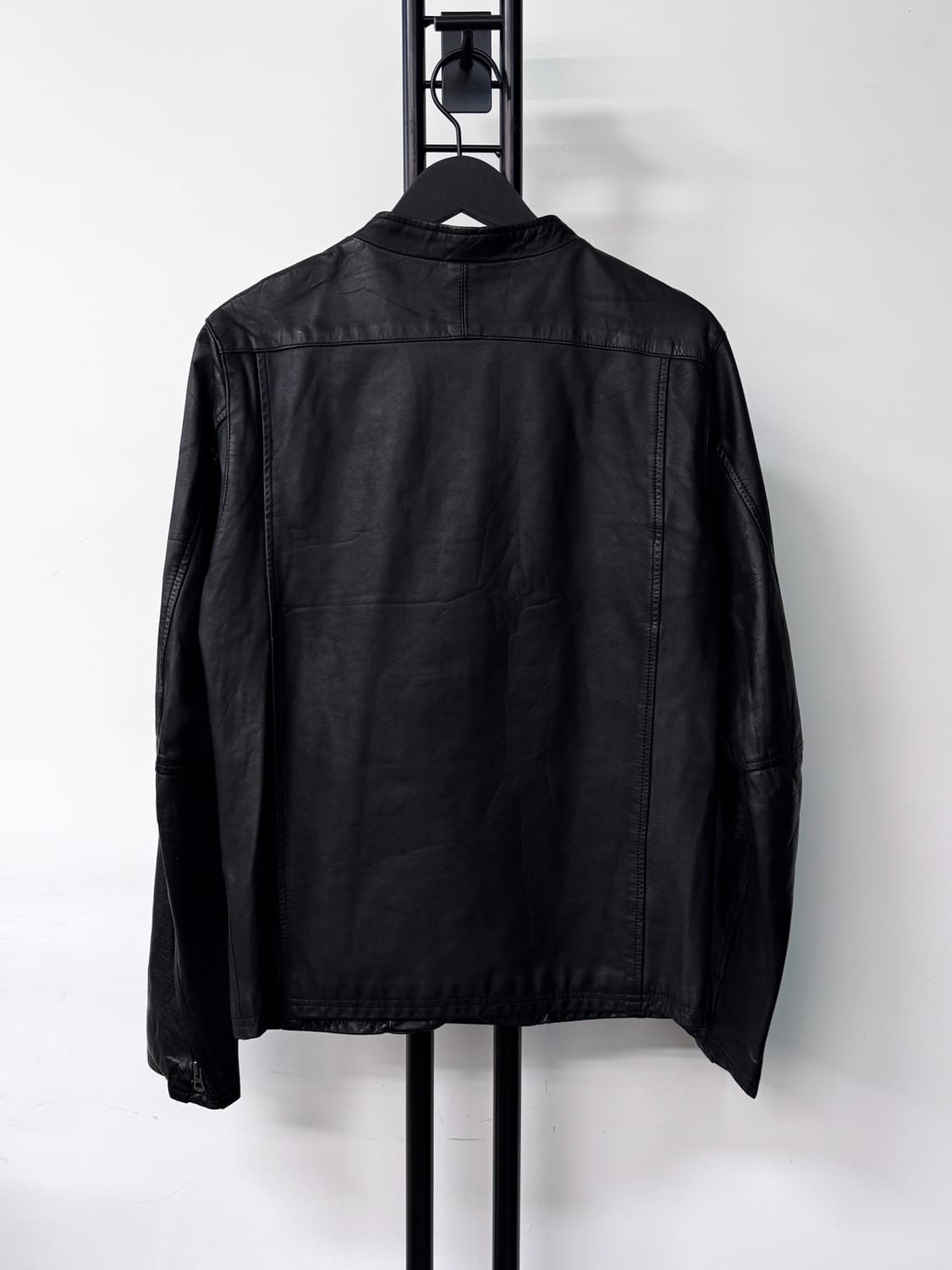 샤마 카우 레더 바이커 자켓 상품이미지3