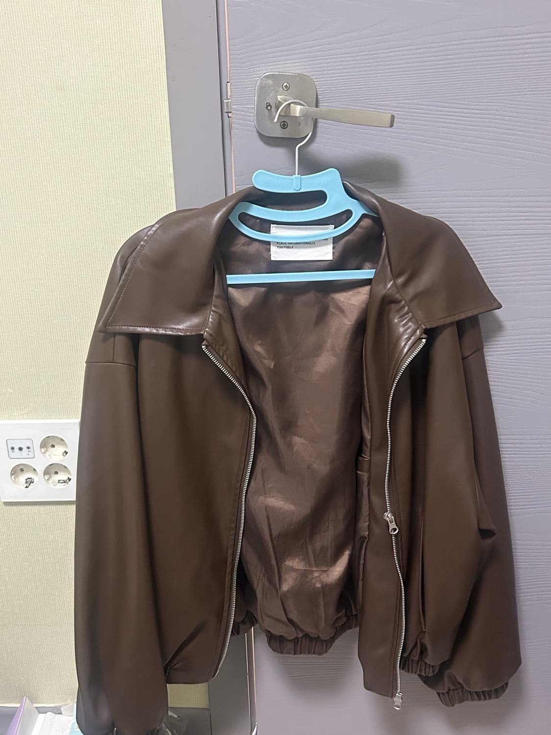 theory 띠어리 양가죽 빈티지 레더자켓 상품이미지1