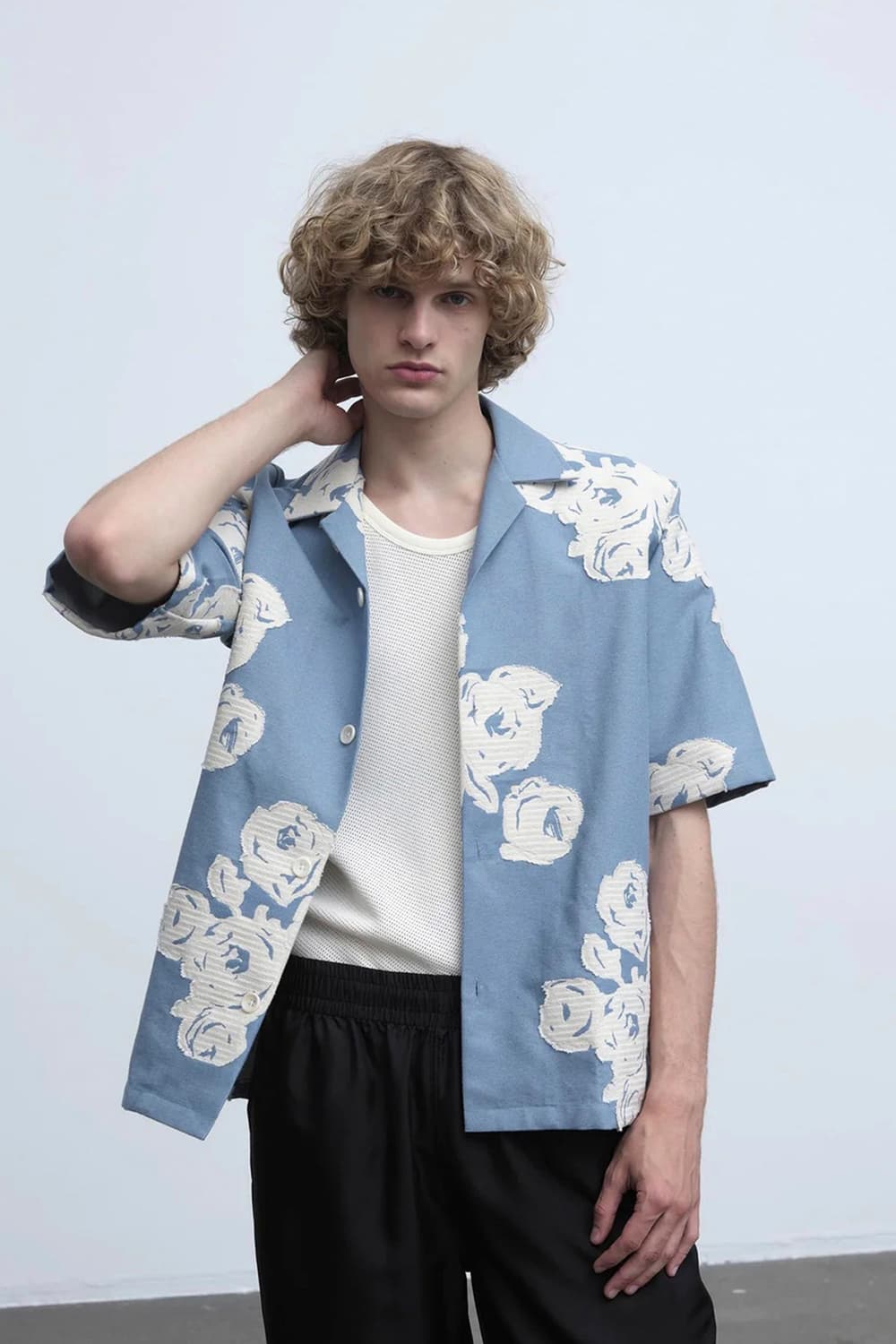 선플라워(Sunflower) 카요 셔츠 블루 상품이미지1