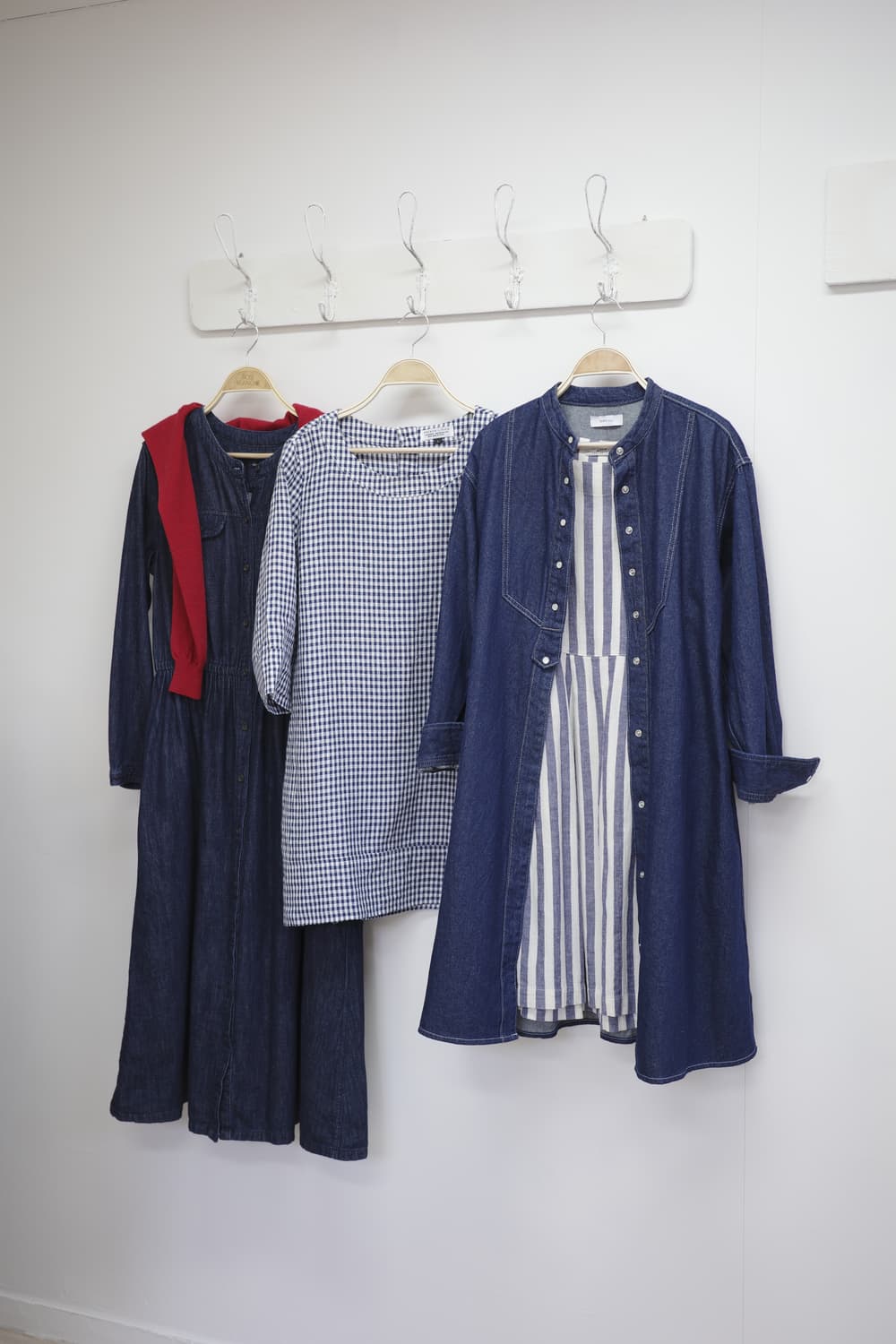 일본 빈티지 데님 롱  원피스 상품이미지1