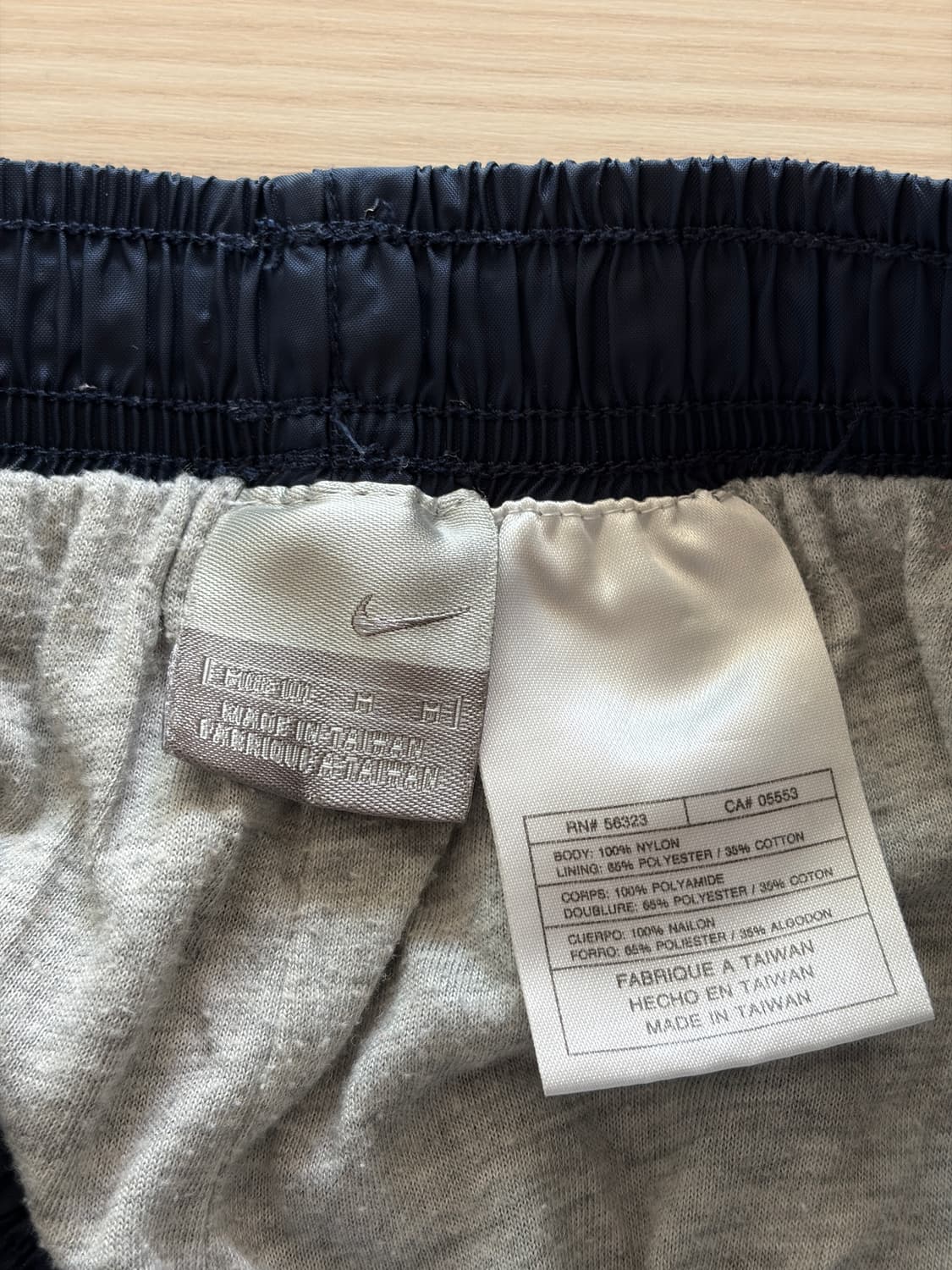 90-00s 올드 나이키 미니 스우시 네이비 팬츠 M (30-32) 상품이미지5