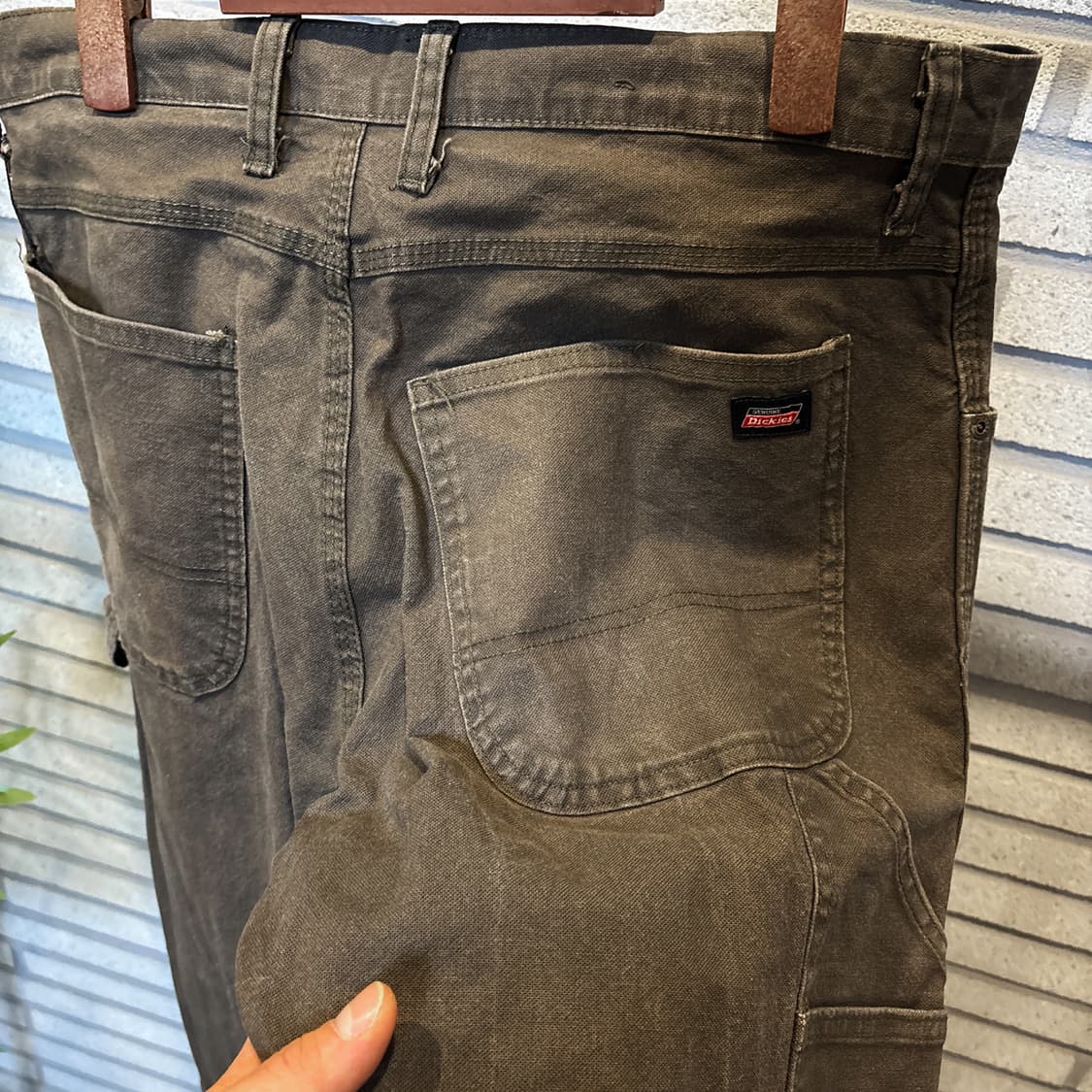 디키즈 헤비게이지 워크 카펜터팬츠 페이드 디테일 밤색 상품이미지8