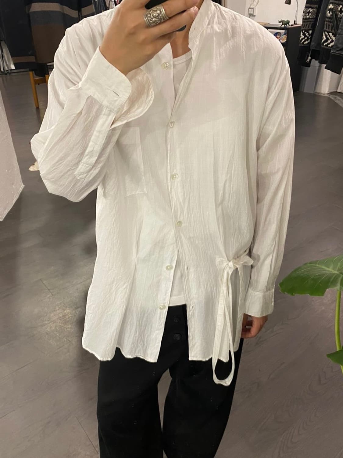 ann demeulemeester strap shrit 상품이미지3