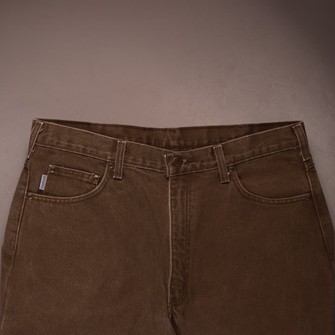 칼하트 브라운 데님 워크 팬츠  상품이미지7