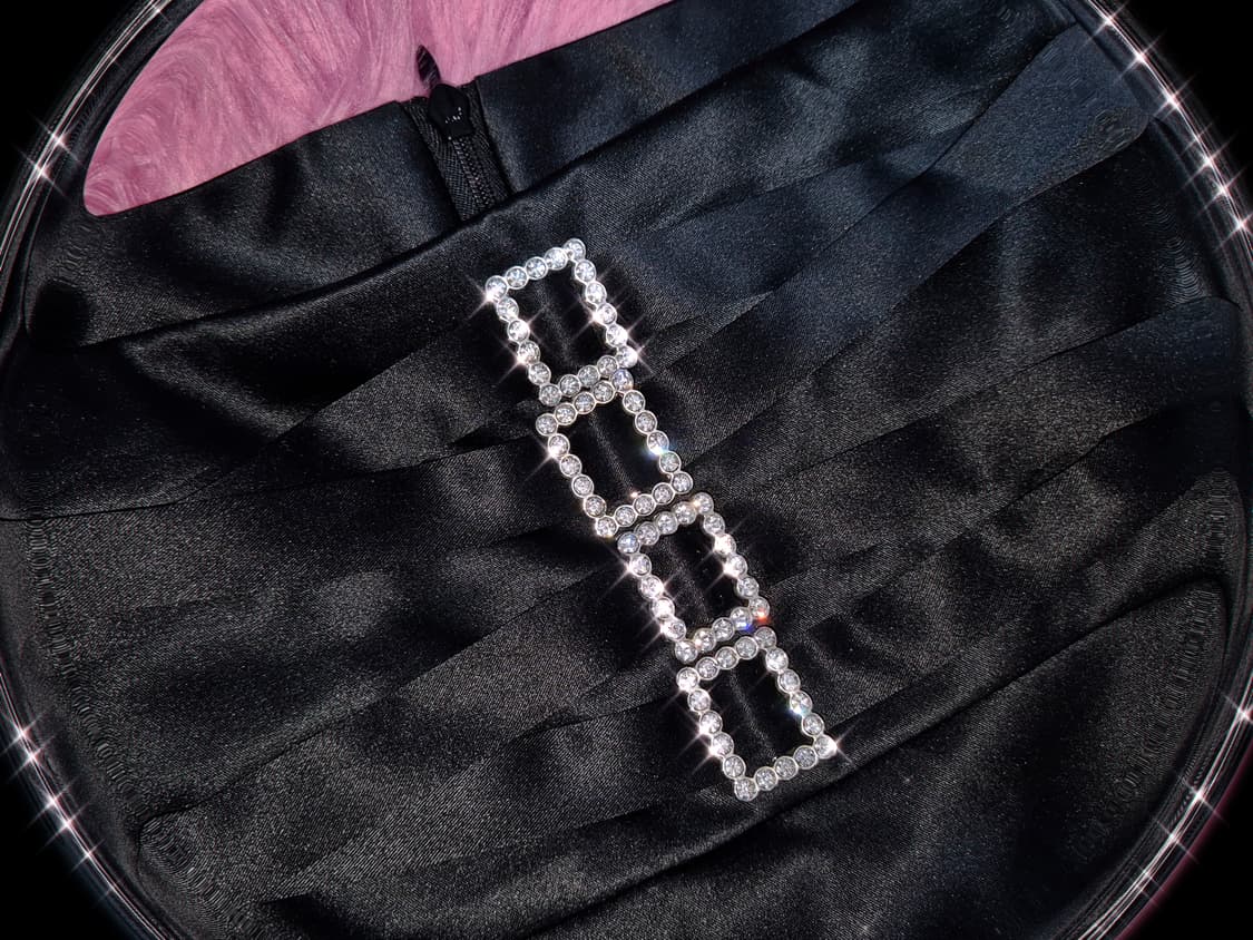 Vintage XxX Crystal Silky Skirt 상품이미지2