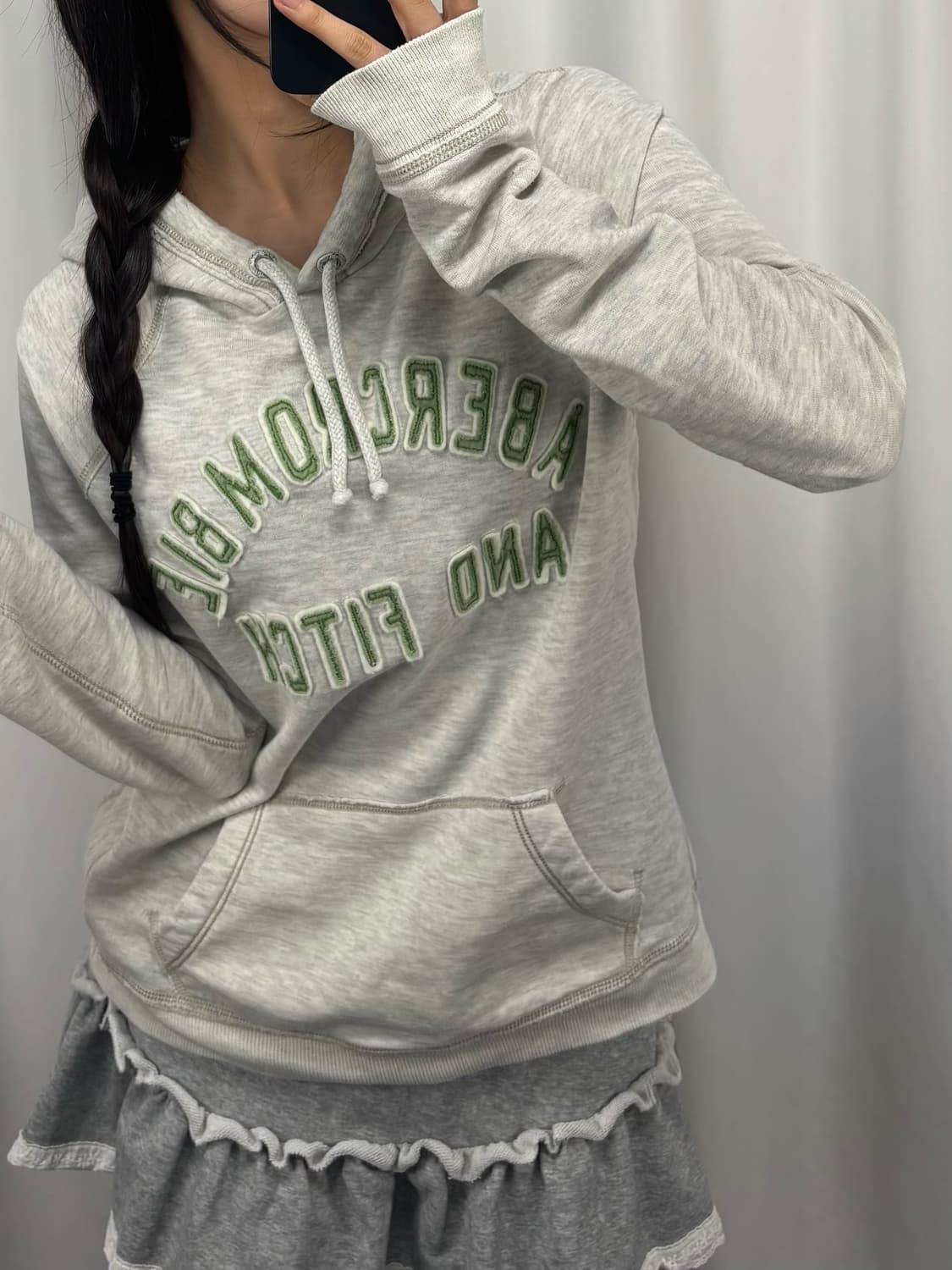 아베크롬비 로고 후드티 상품이미지1