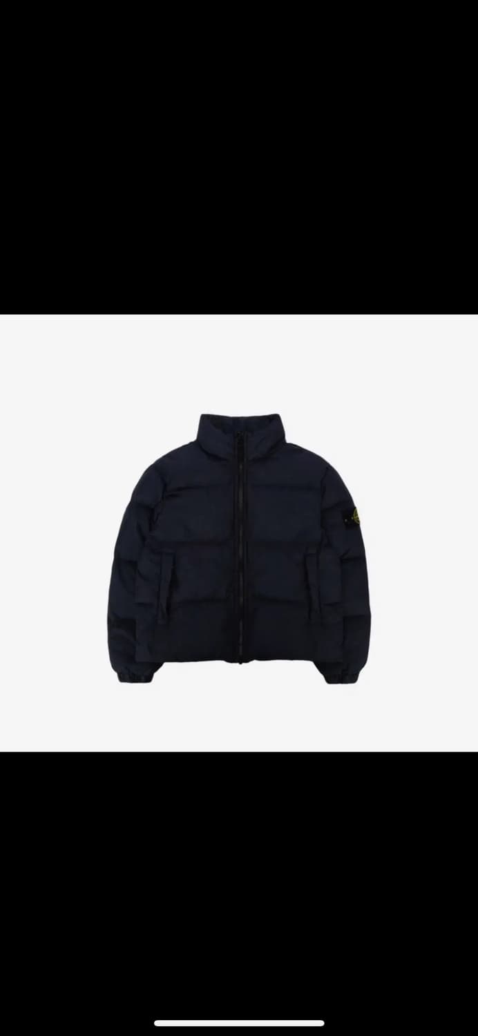 스톤아일랜드 패딩 크링클랩스 리나일론 네이비블루 (키즈14사이즈) 상품이미지1