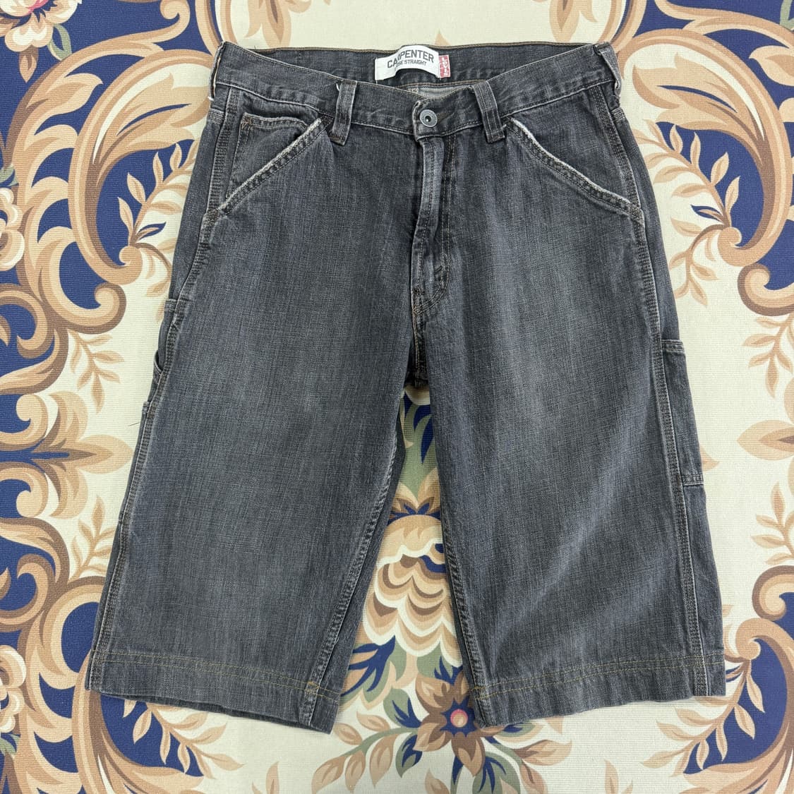 (31)00s 리바이스 Levis 카펜터 흑청 데님반바지 상품이미지3