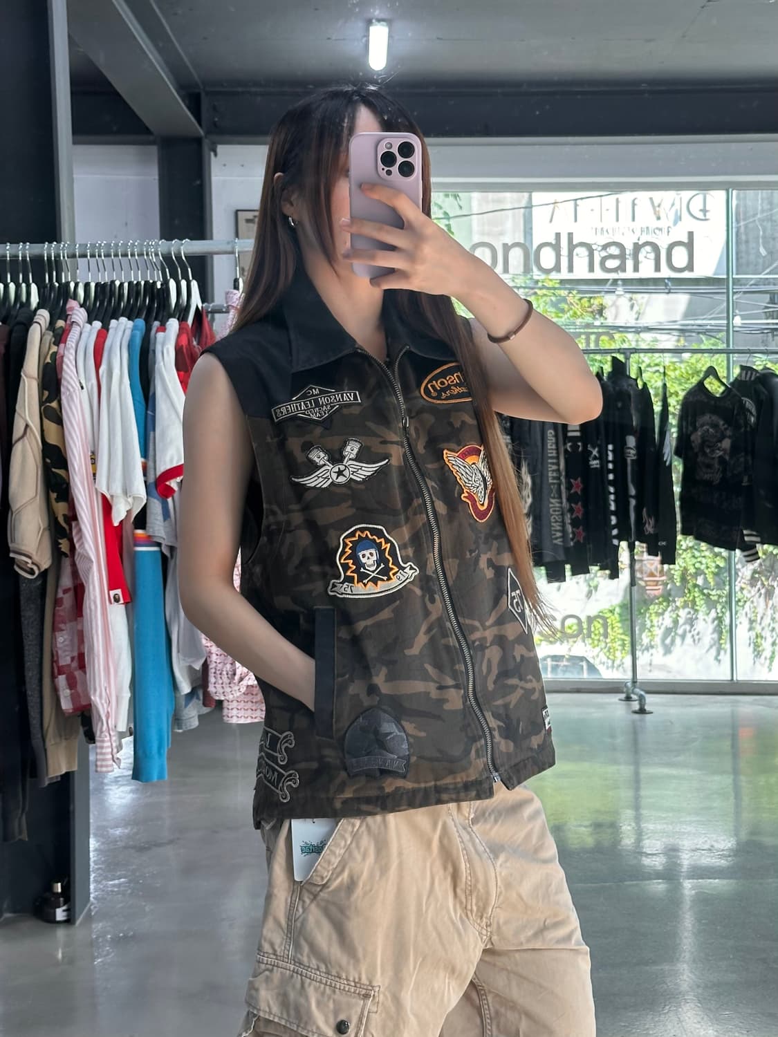 벤슨 패치 라이더 카모 베스트조끼 상품이미지2