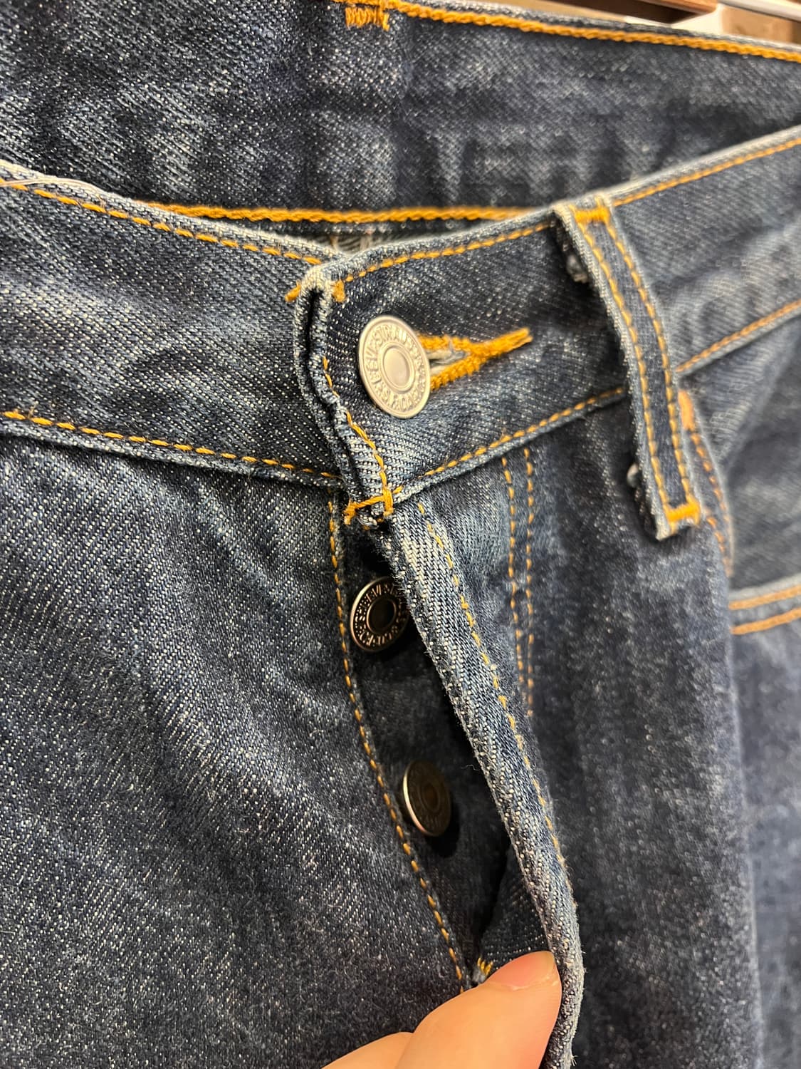00s Levis 리바이스 501 블랭크탭 데님 팬츠 (29inch) 상품이미지3