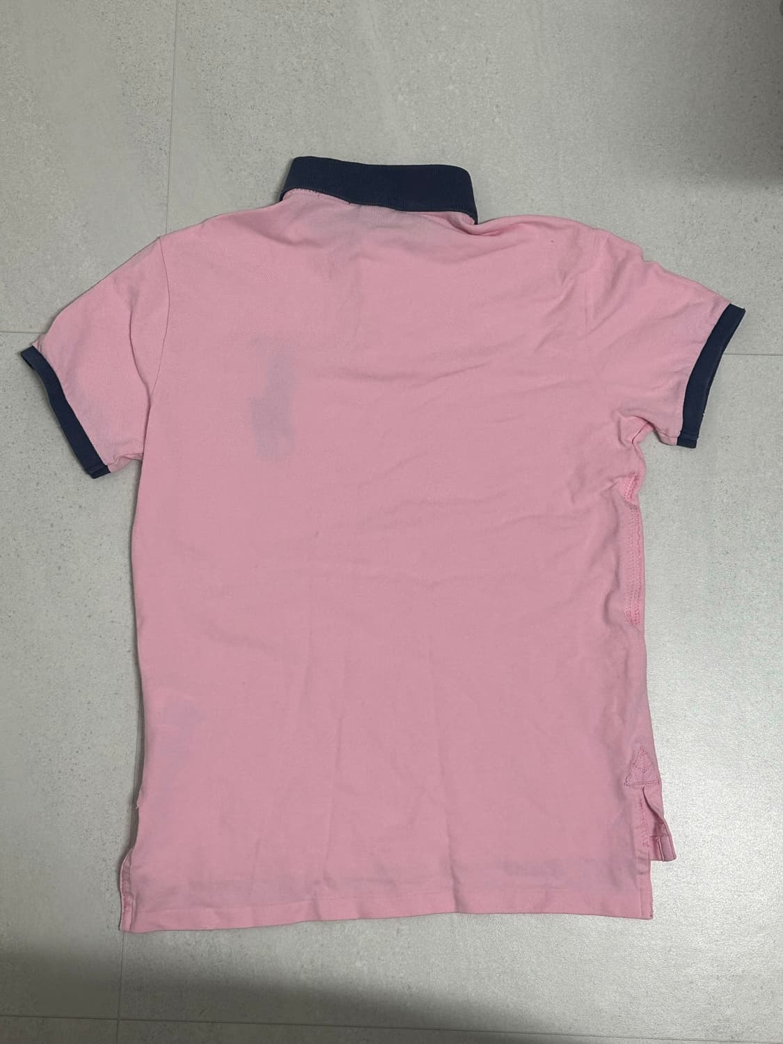 폴로 빅포니 핑크 반팔 카라티 상품이미지2