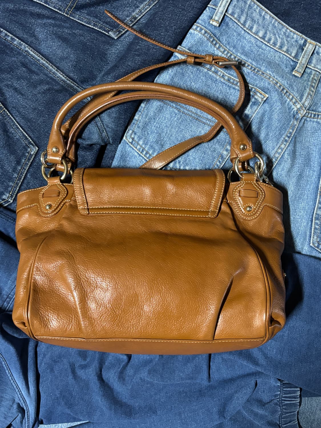 vintage louis quatorez leather bag 상품이미지5