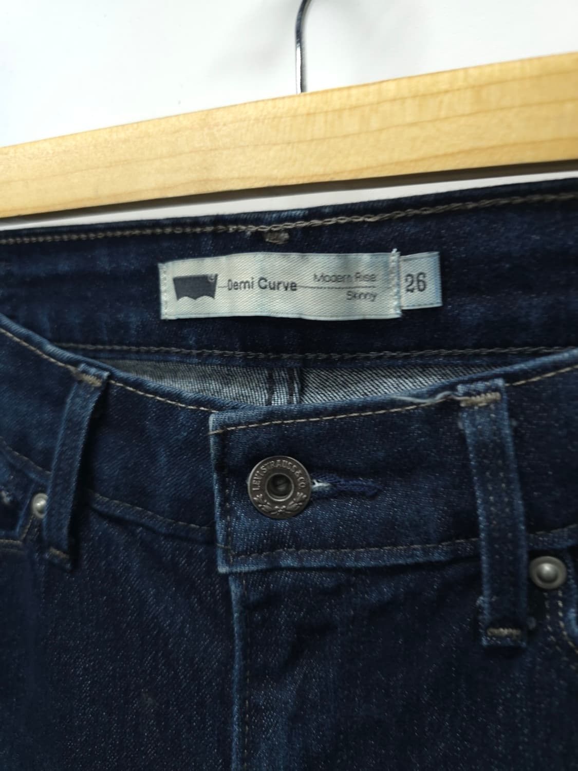 리바이스 진청 스판 스키니핏 청바지 (26) 상품이미지3