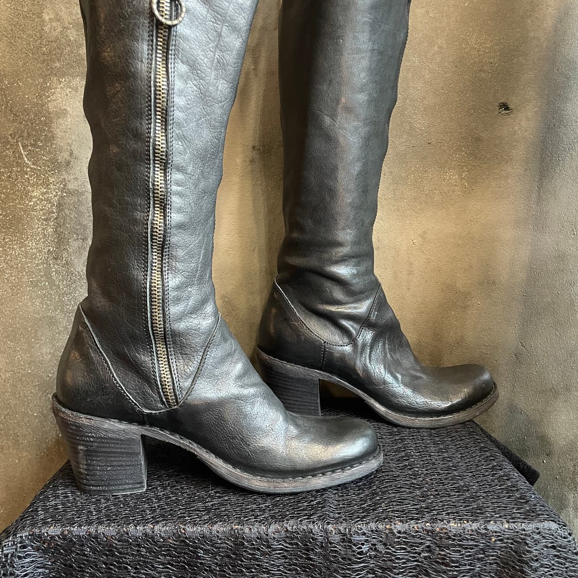 피오렌티니 베이커 레이스업 니 하이 부츠 상품이미지5